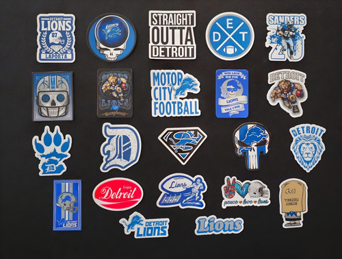 Detroit football fan vinyl - detroit,