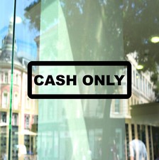 Cash Only Sticker Business